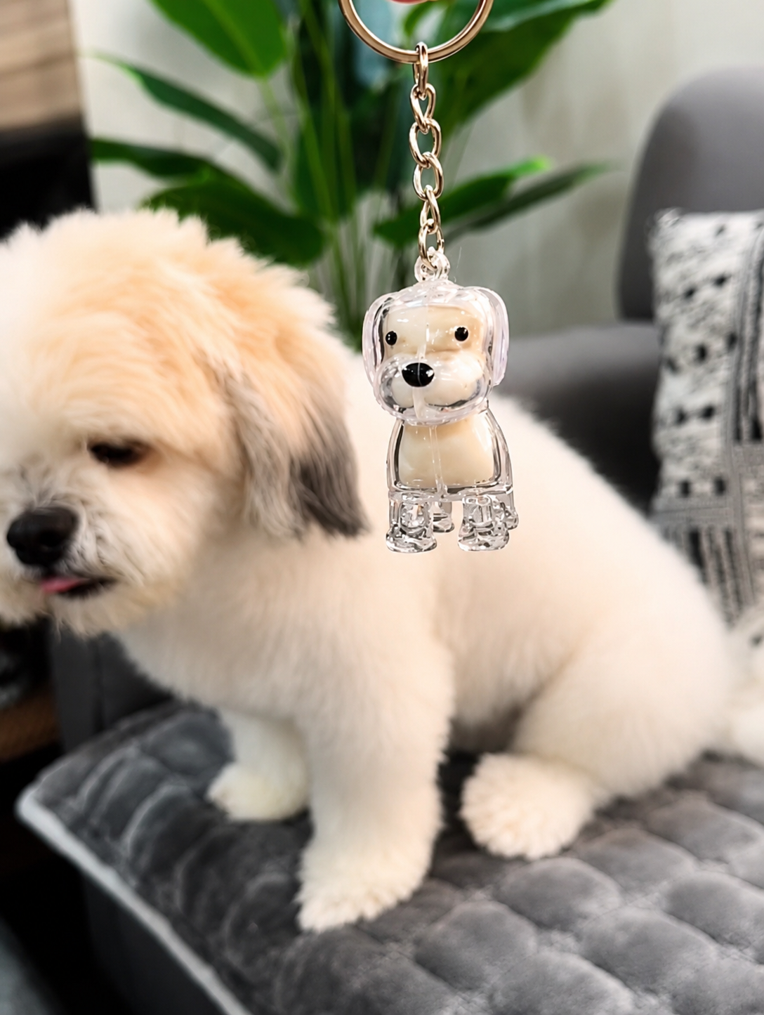 Keep a special reminder of your pet with this Pet Fur keepsake keychain.