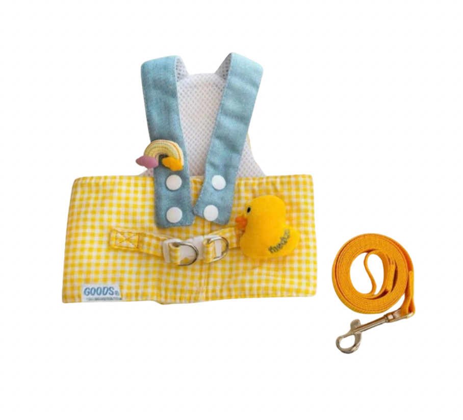 Duck Costume with Leash for Cats