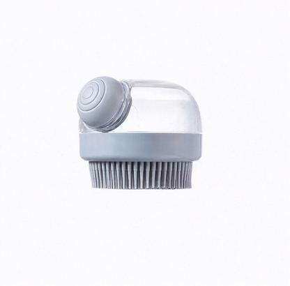 Silicone Pet Bath Scrubber Brush - Grooming & Massage Tool with soft silicone bristles for effective pet grooming.